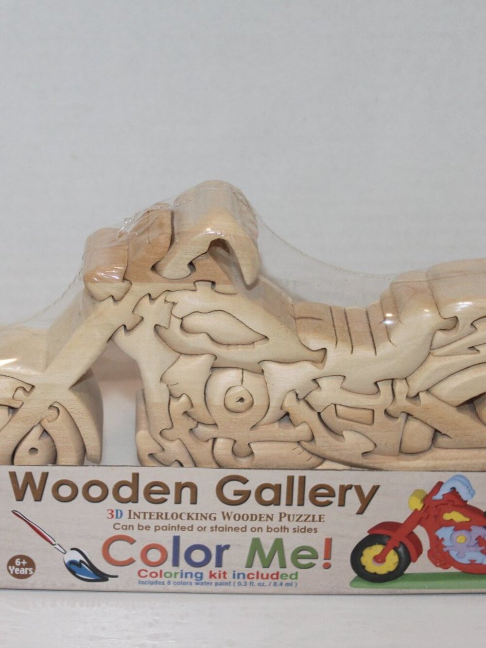 NEW 3D Interlocking Motorcycle Puzzle